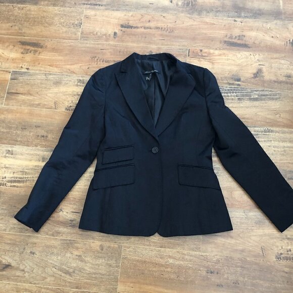 𝅺sandra Angelozzi Tailored Black Blazer - Picture 1 of 14